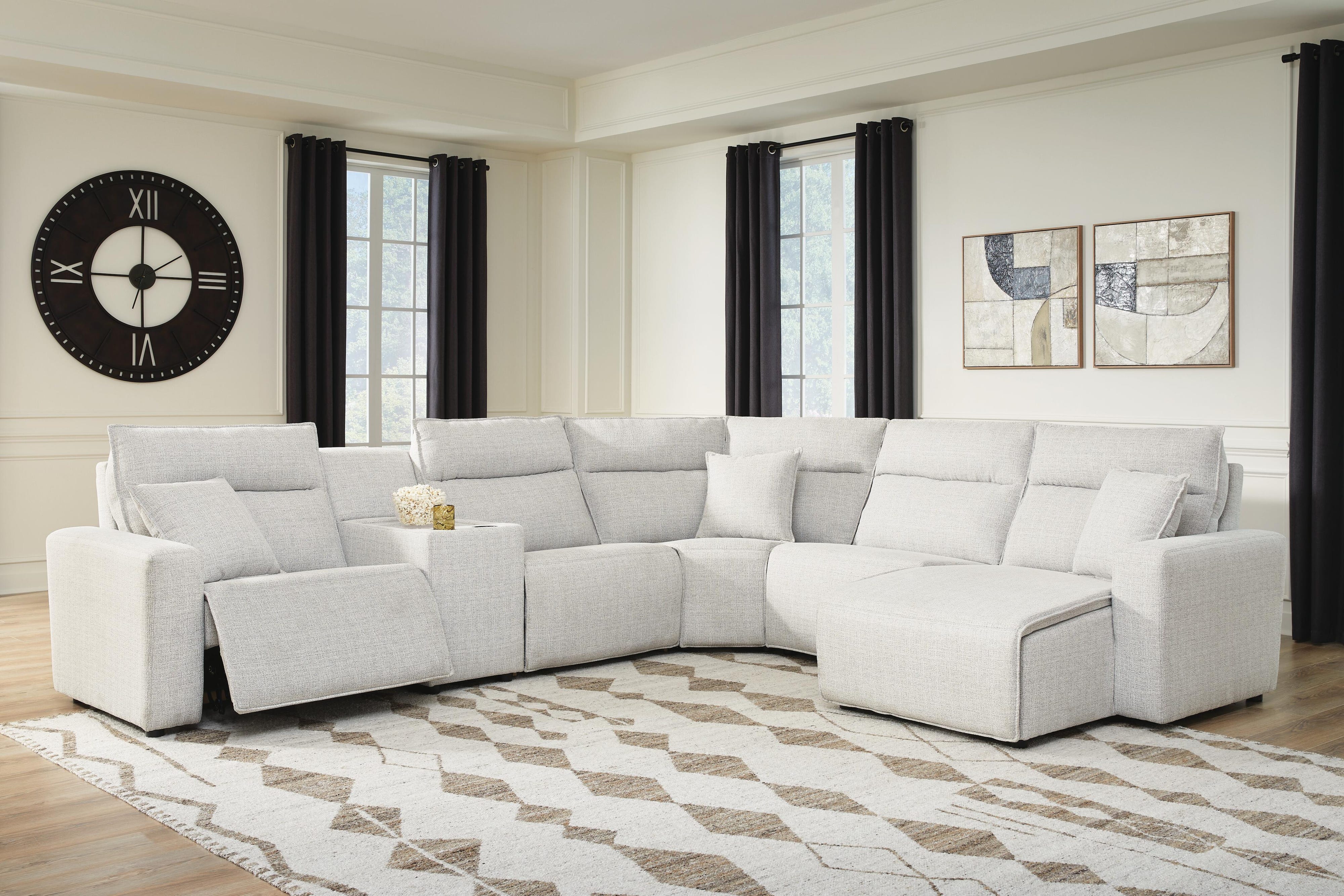 Modmax II 6-Piece Power Reclining Sectional with Chaise and Console