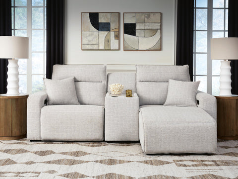 Westbridge 3-Piece Power Reclining Sectional with Chaise and Console