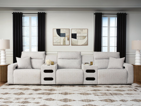 Westbridge 5-Piece Power Reclining Sectional with Audio Consoles
