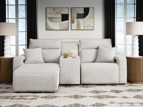 Westbridge 3-Piece Power Reclining Sectional with Chaise and Console