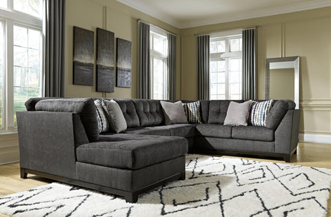 Reidshire 3-Piece Sectional with Ottoman