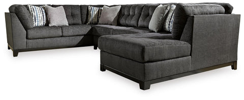 Reidshire 3-Piece Sectional with Ottoman