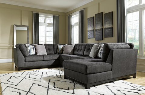Reidshire 3-Piece Sectional with Ottoman