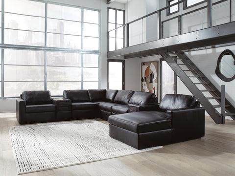 Westbridge 8-Piece Sectional with Chaise and Audio Consoles
