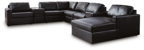 Westbridge 8-Piece Sectional with Chaise and Audio Consoles