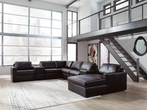 Westbridge 8-Piece Sectional with Chaise and Storage Consoles