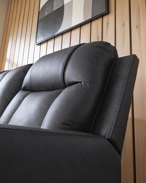 Mackmenville Reclining Loveseat with Console