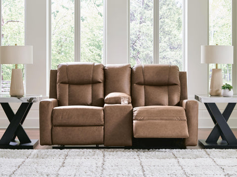 Mackmenville Reclining Loveseat with Console