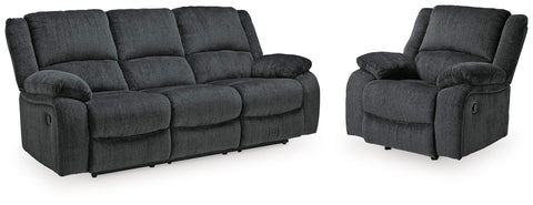 Draycoll Reclining Sofa and Recliner