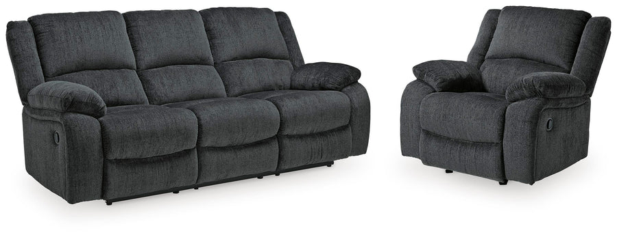 Draycoll Reclining Sofa and Recliner
