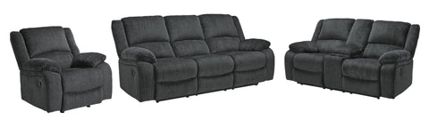 Draycoll Reclining Sofa, Loveseat and Recliner