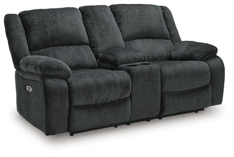 Draycoll Power Reclining Sofa and Loveseat Set