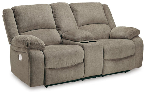 Draycoll Power Reclining Sofa and Loveseat Set