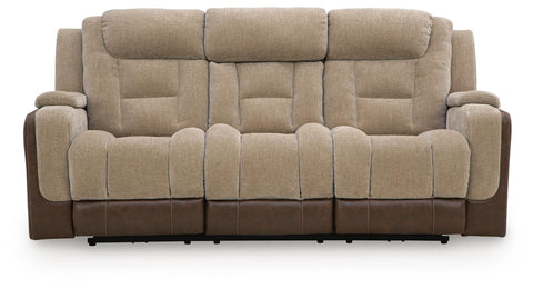 Mixed Motion Power Reclining Sofa