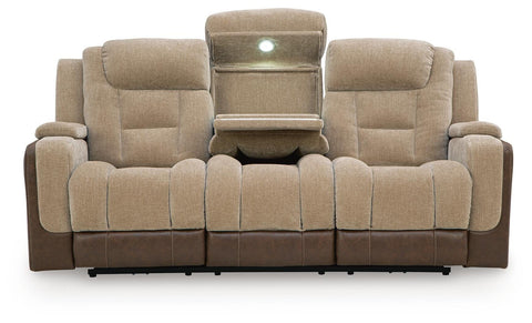 Mixed Motion Power Reclining Sofa