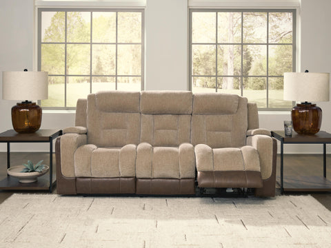 Mixed Motion Power Reclining Sofa