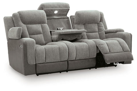 Mixed Motion Power Reclining Sofa