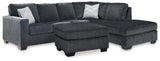Ashbury 2-Piece Sleeper Sectional and Ottoman