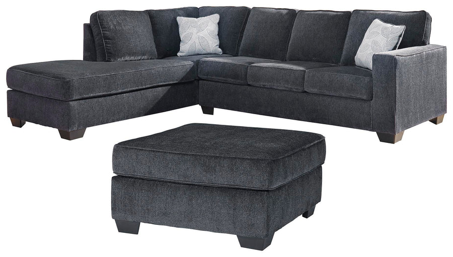 Ashbury 2-Piece Sectional and Ottoman