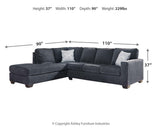 Ashbury 2-Piece Sectional with Chaise