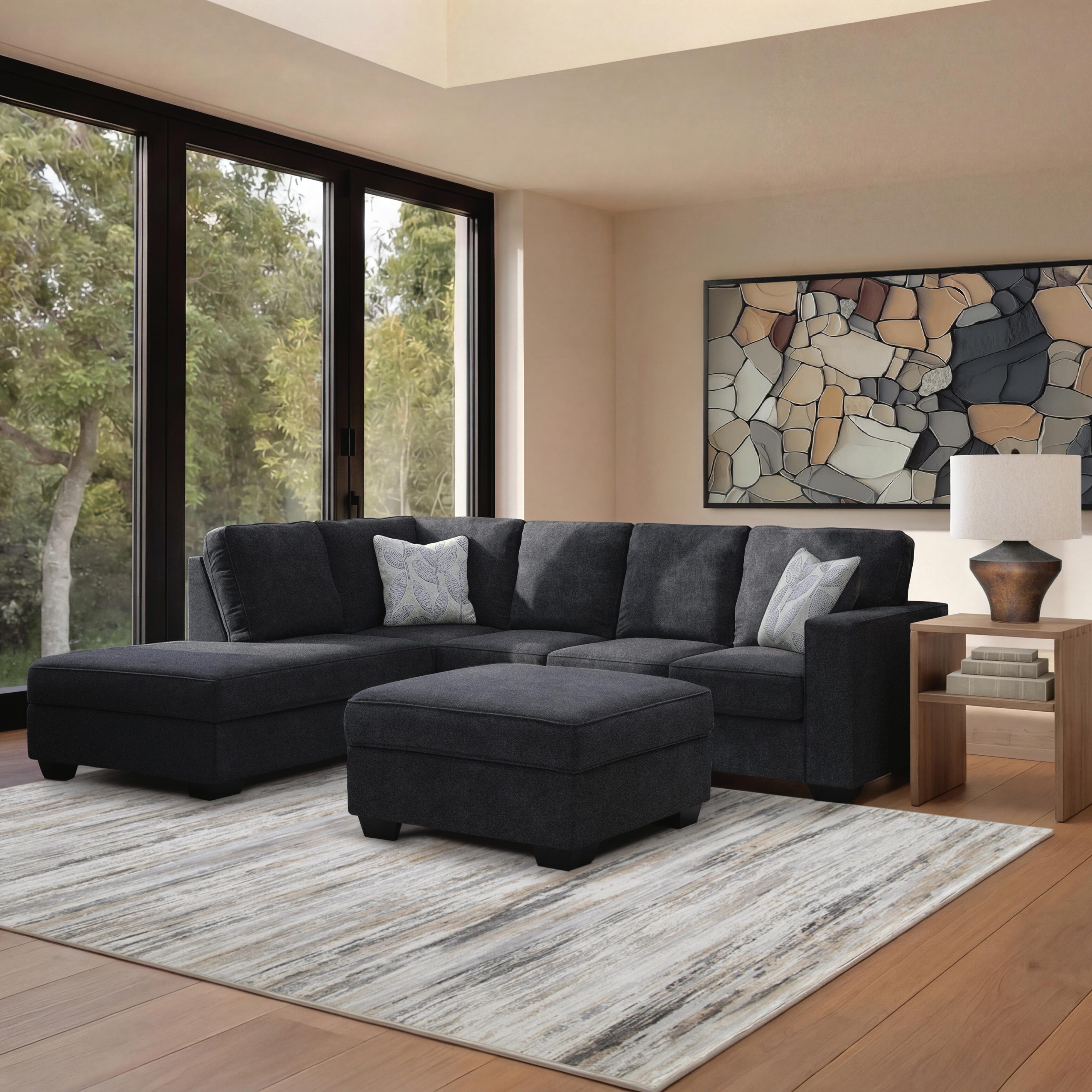 Altari 2-Piece Sleeper Sectional and Ottoman