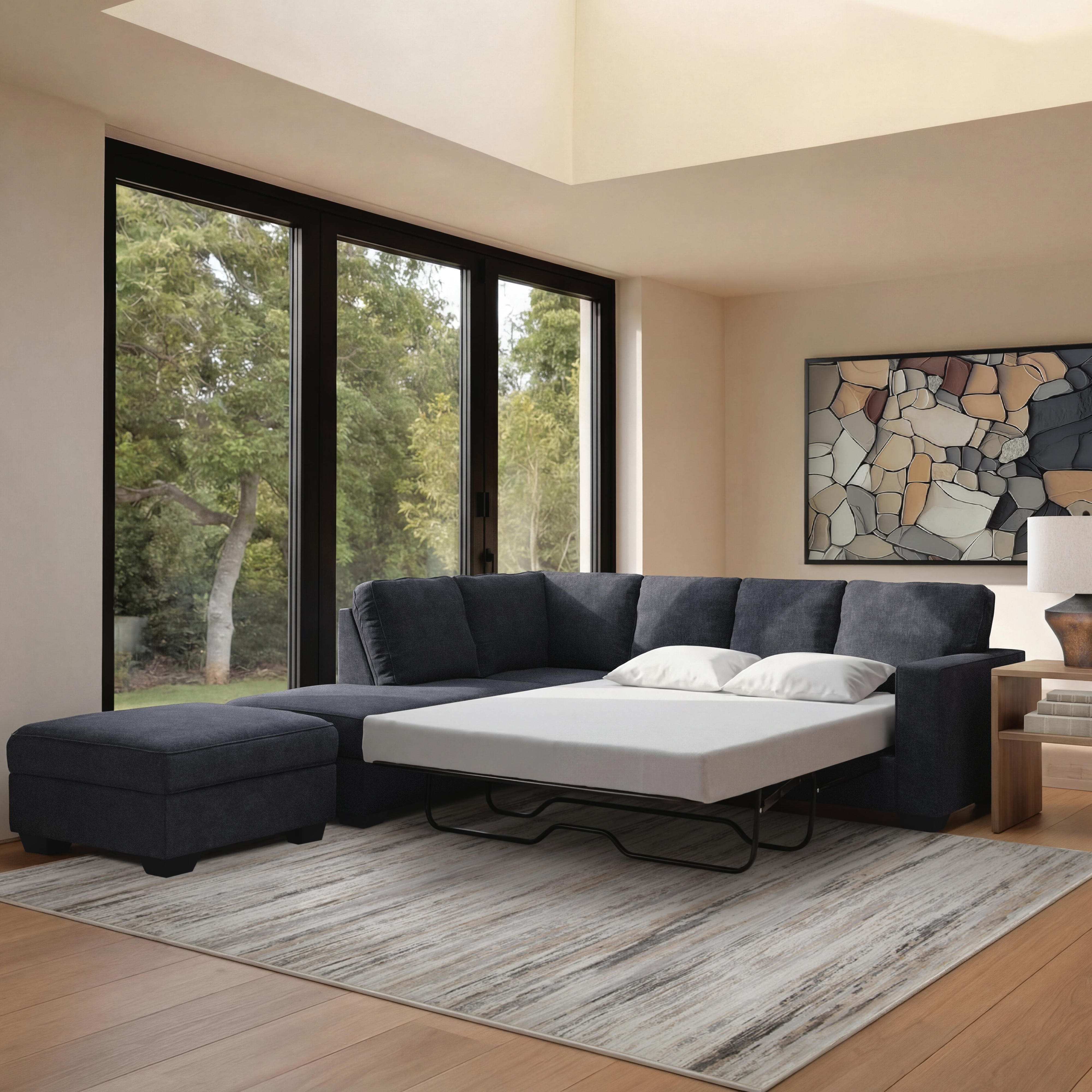 Altari 2-Piece Sleeper Sectional and Ottoman