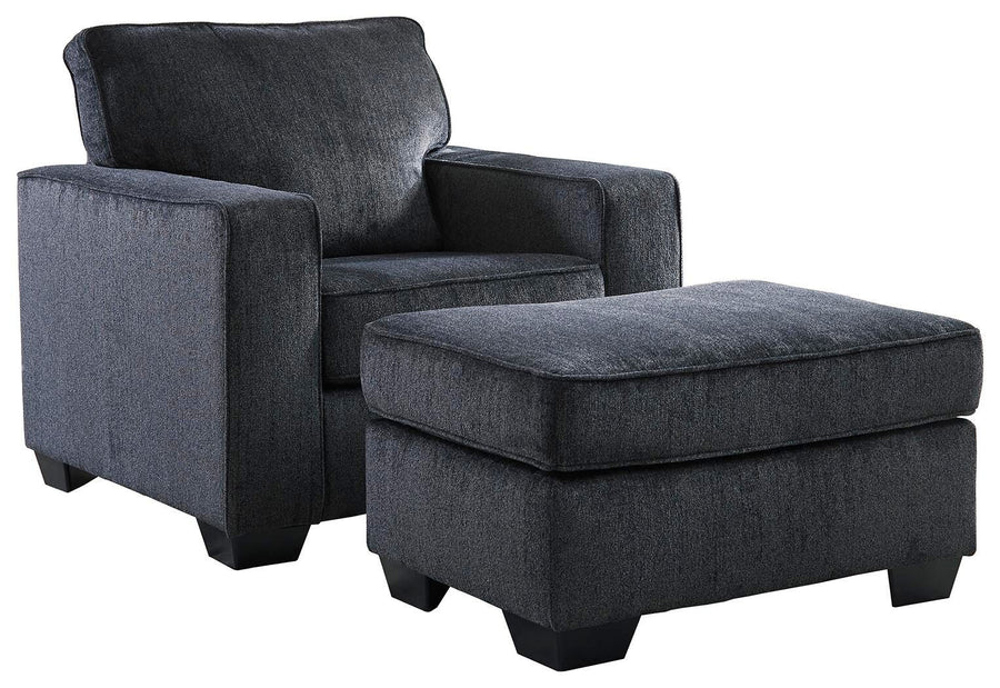 Ashbury Chair and Ottoman