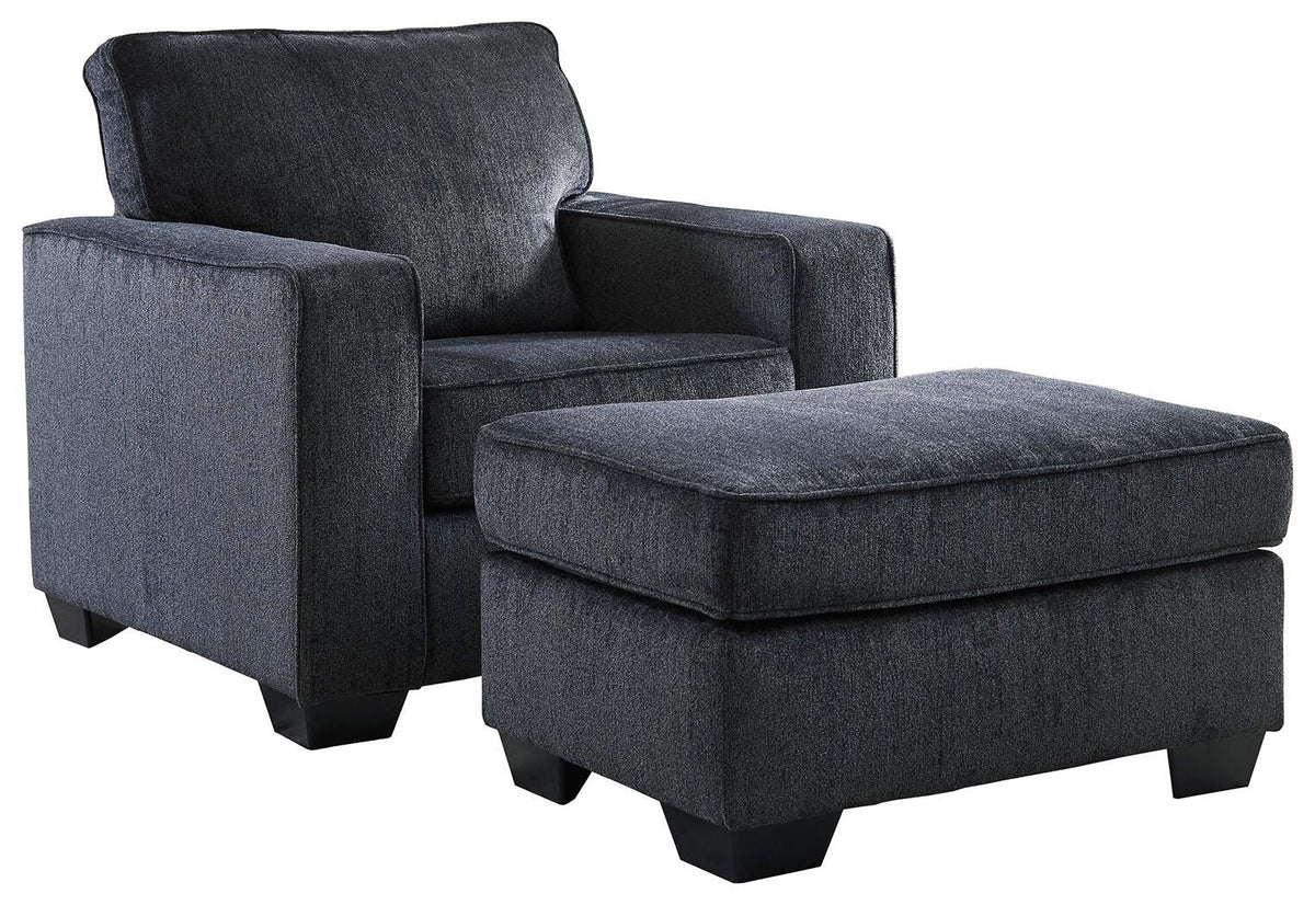 Ashbury Chair and Ottoman