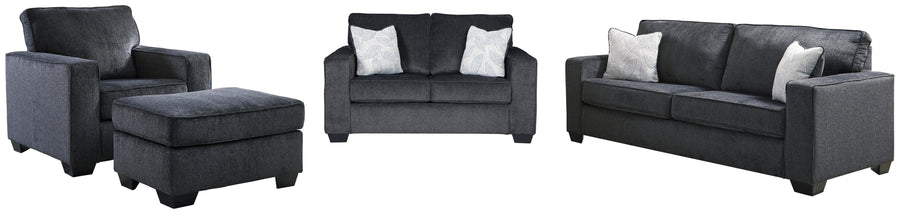 Ashbury Sofa, Loveseat, Chair and Ottoman