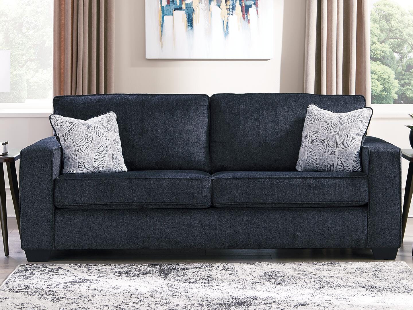 Altari Sofa Sleeper, Loveseat, Chair and Oversized Ottoman