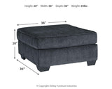 Ashbury Oversized Accent Ottoman