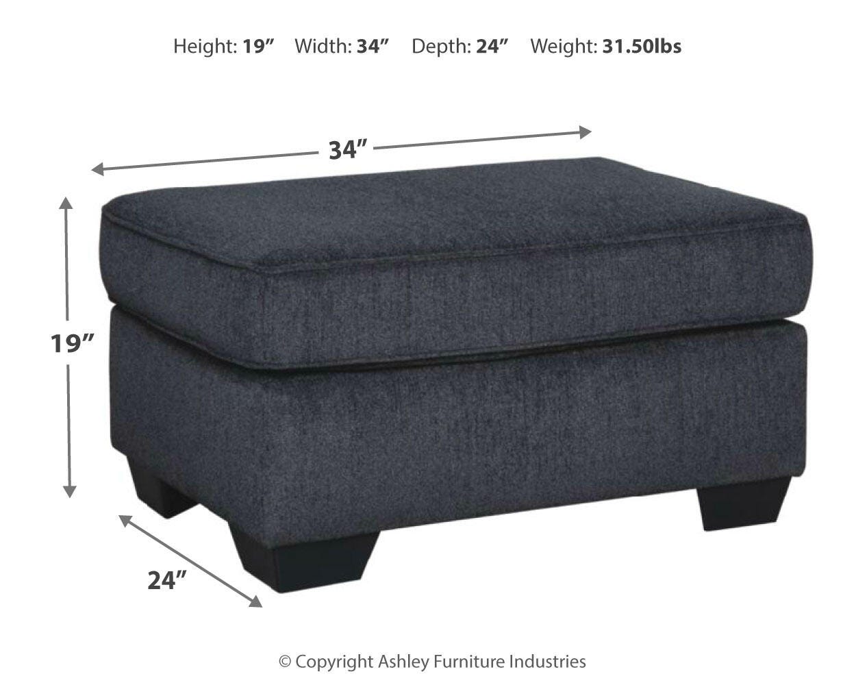 Ashbury Chair and Ottoman
