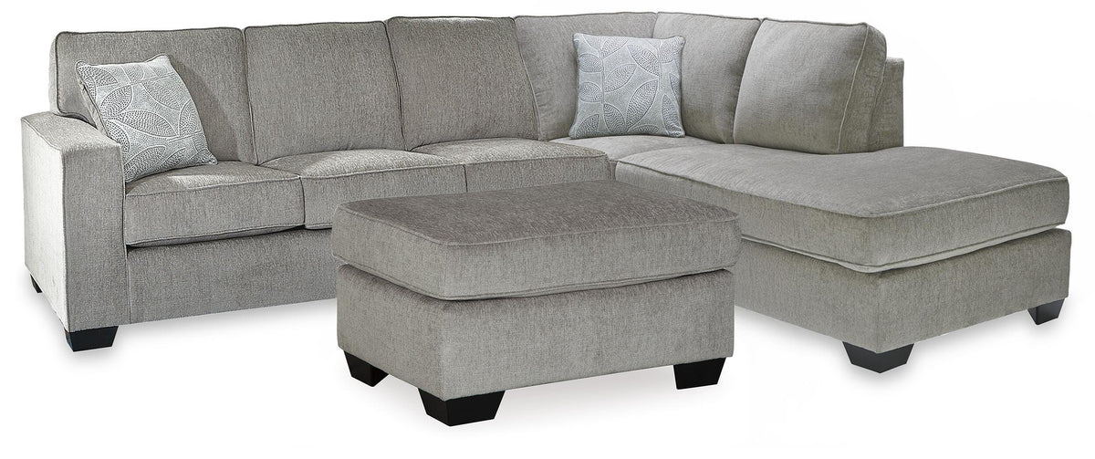 Altari 2-Piece Sleeper Sectional and Ottoman