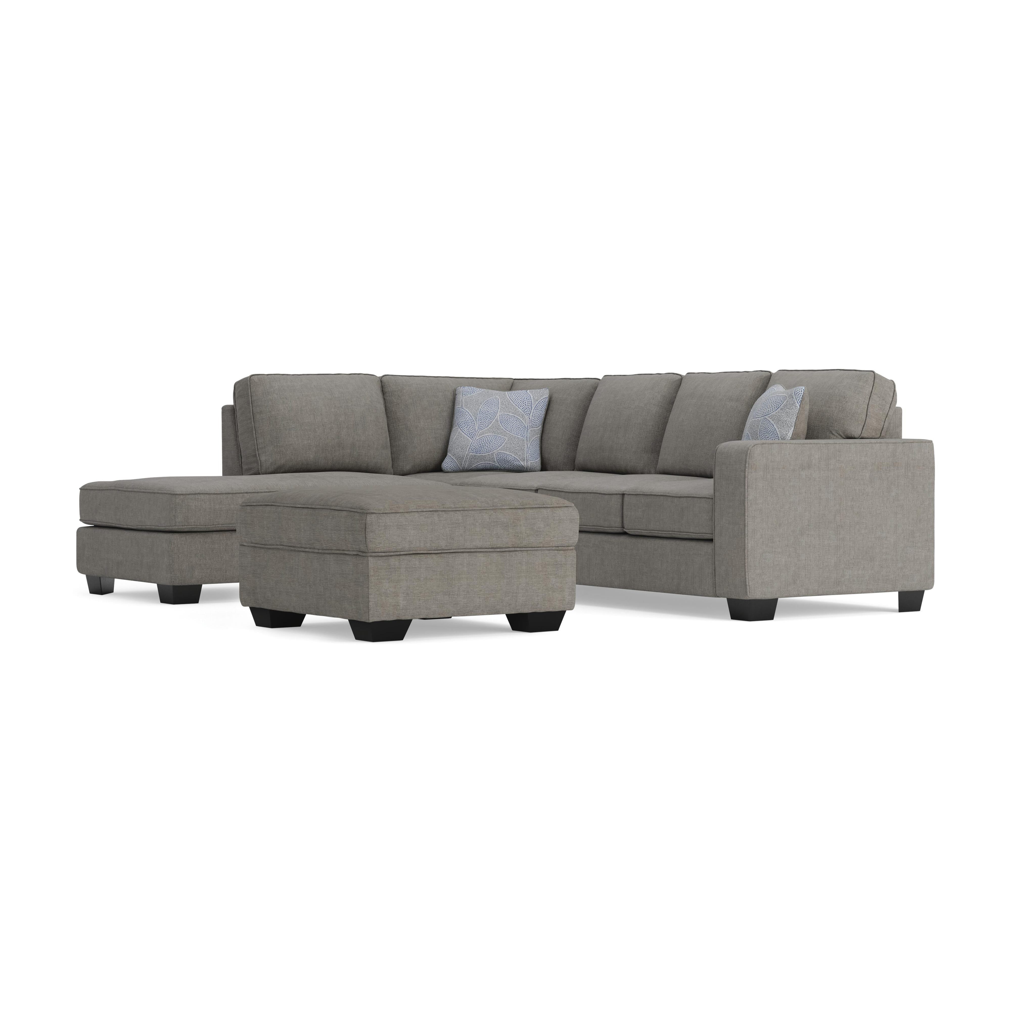 Ashbury 2-Piece Sleeper Sectional with Ottoman