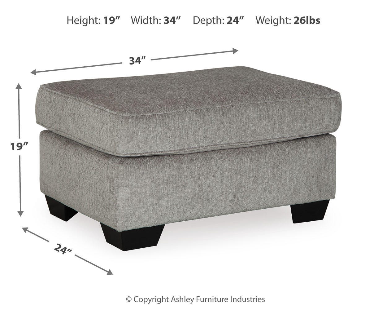 Ashbury Chair and Ottoman