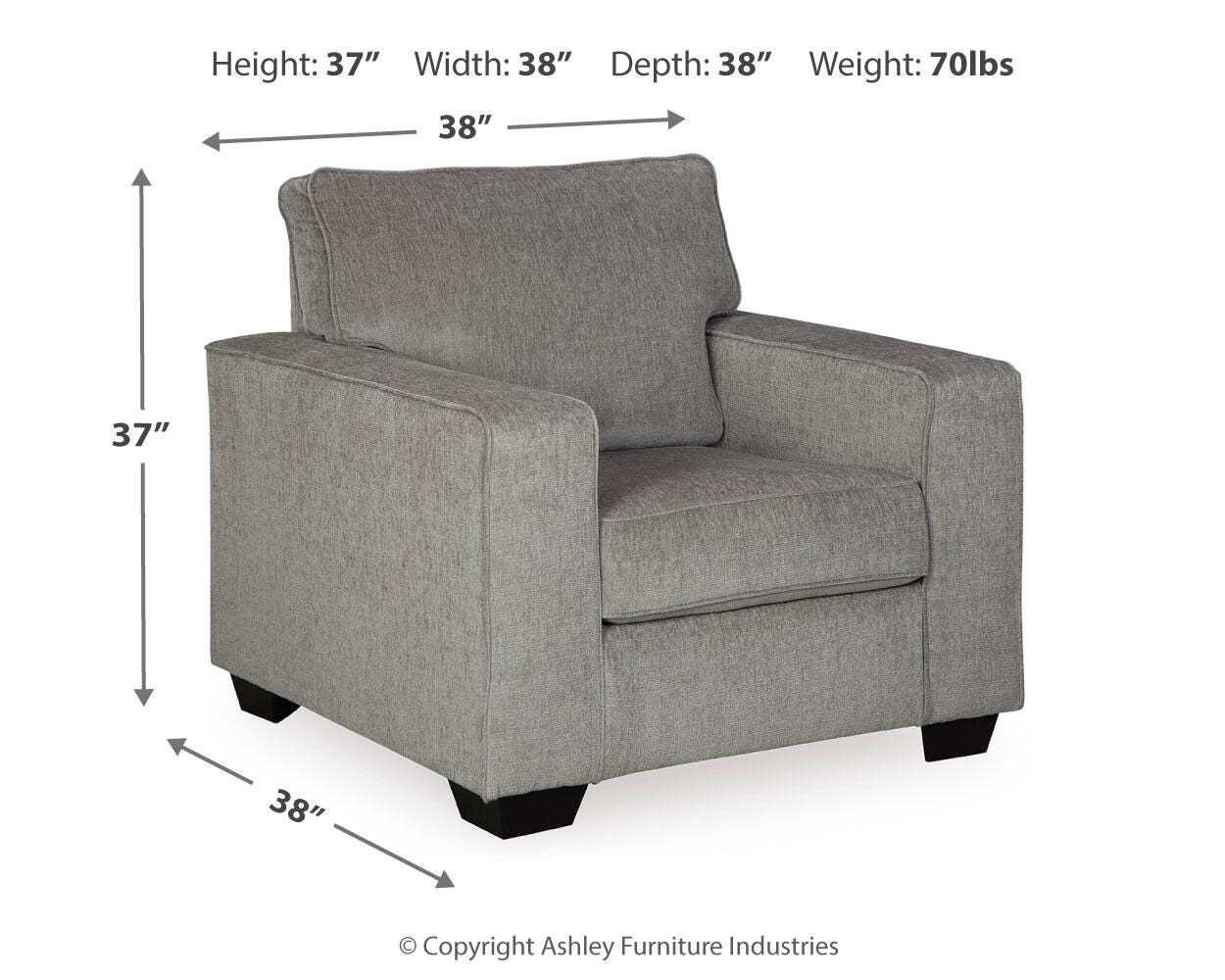 Ashbury Chair and Ottoman