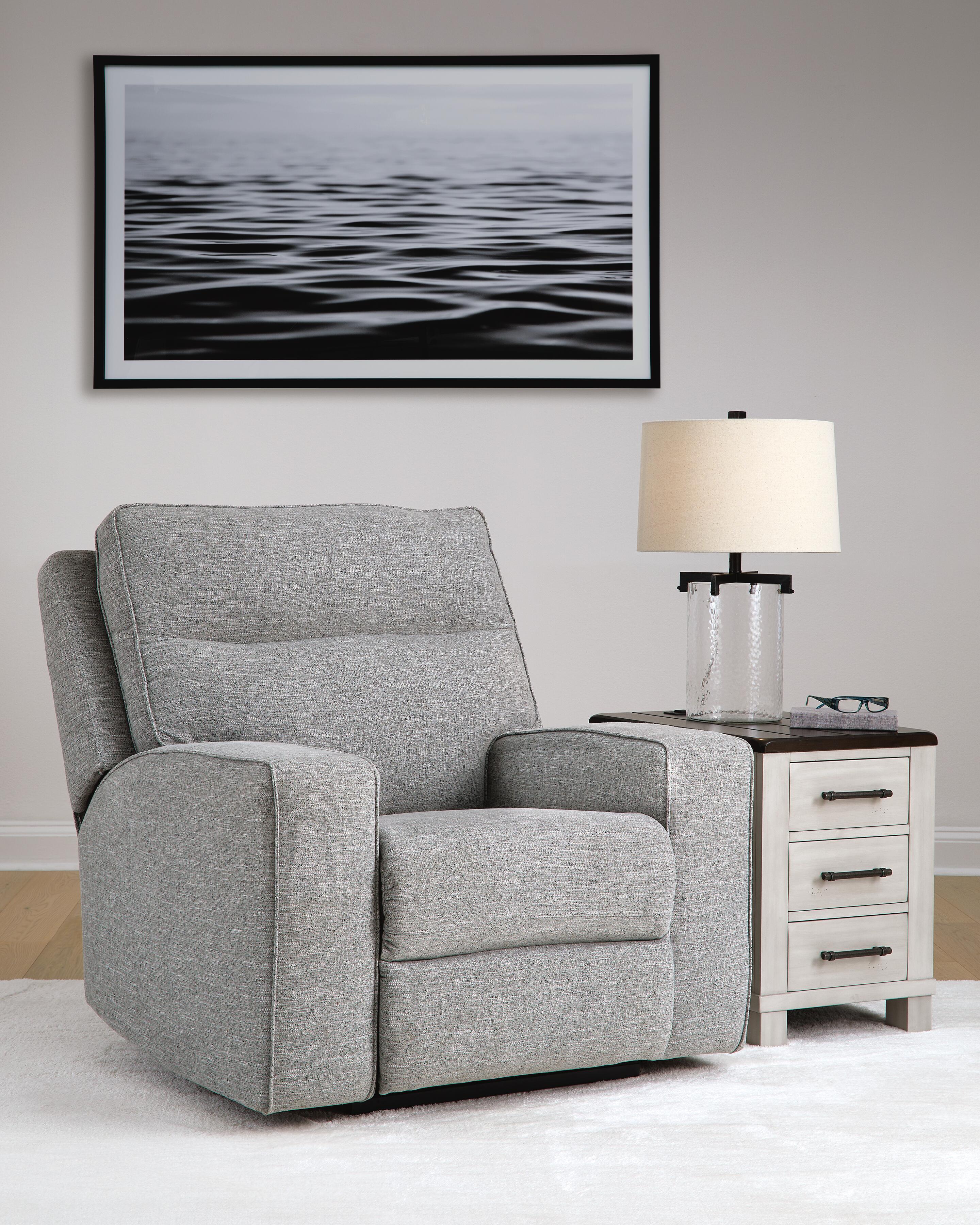 Biscoe Power Sofa, Loveseat and Recliner