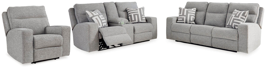 Biscoe Power Sofa, Loveseat and Recliner