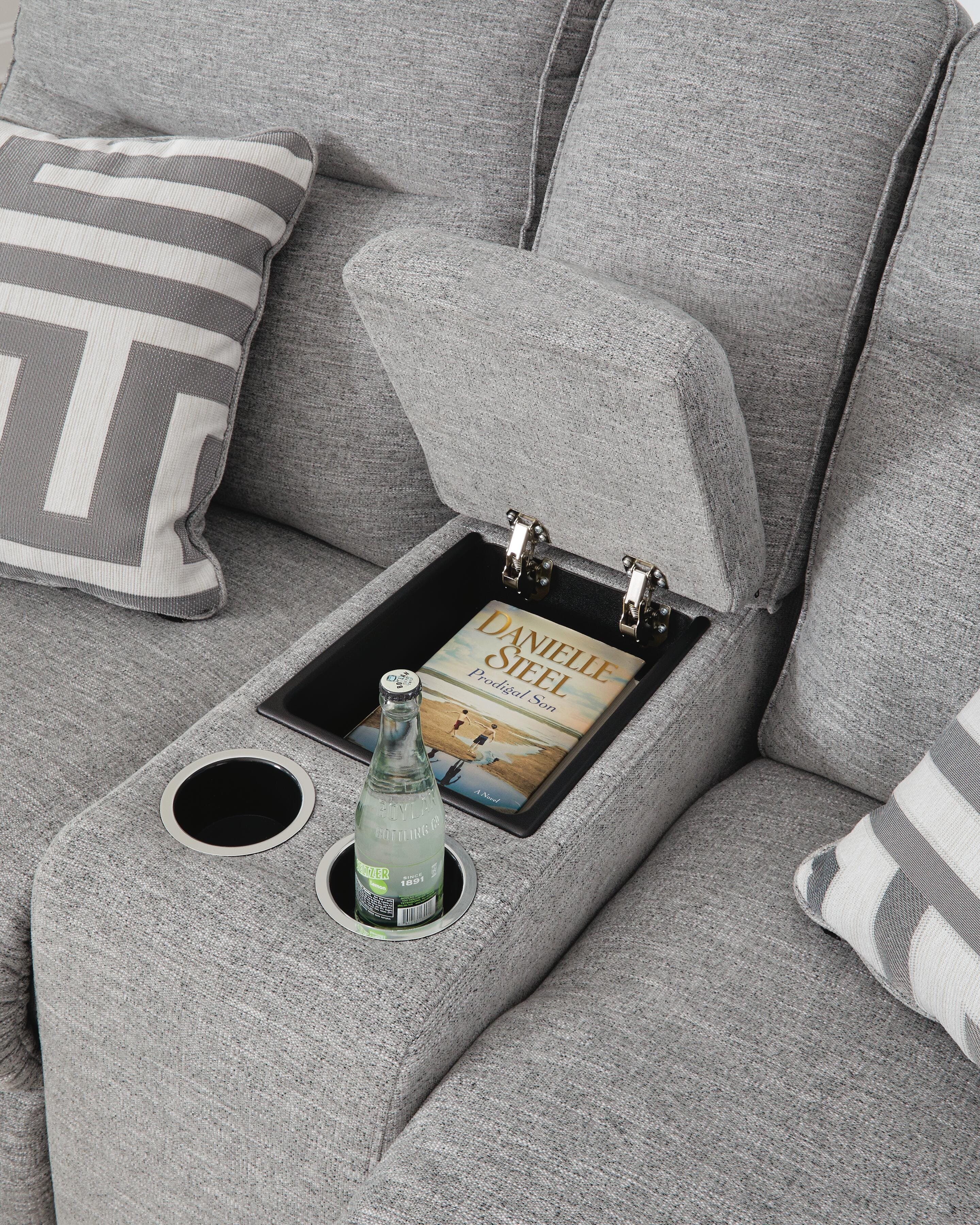Biscoe Power Sofa, Loveseat and Recliner