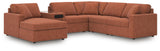 Solstice 6-Piece Sectional with Audio System and Chaise