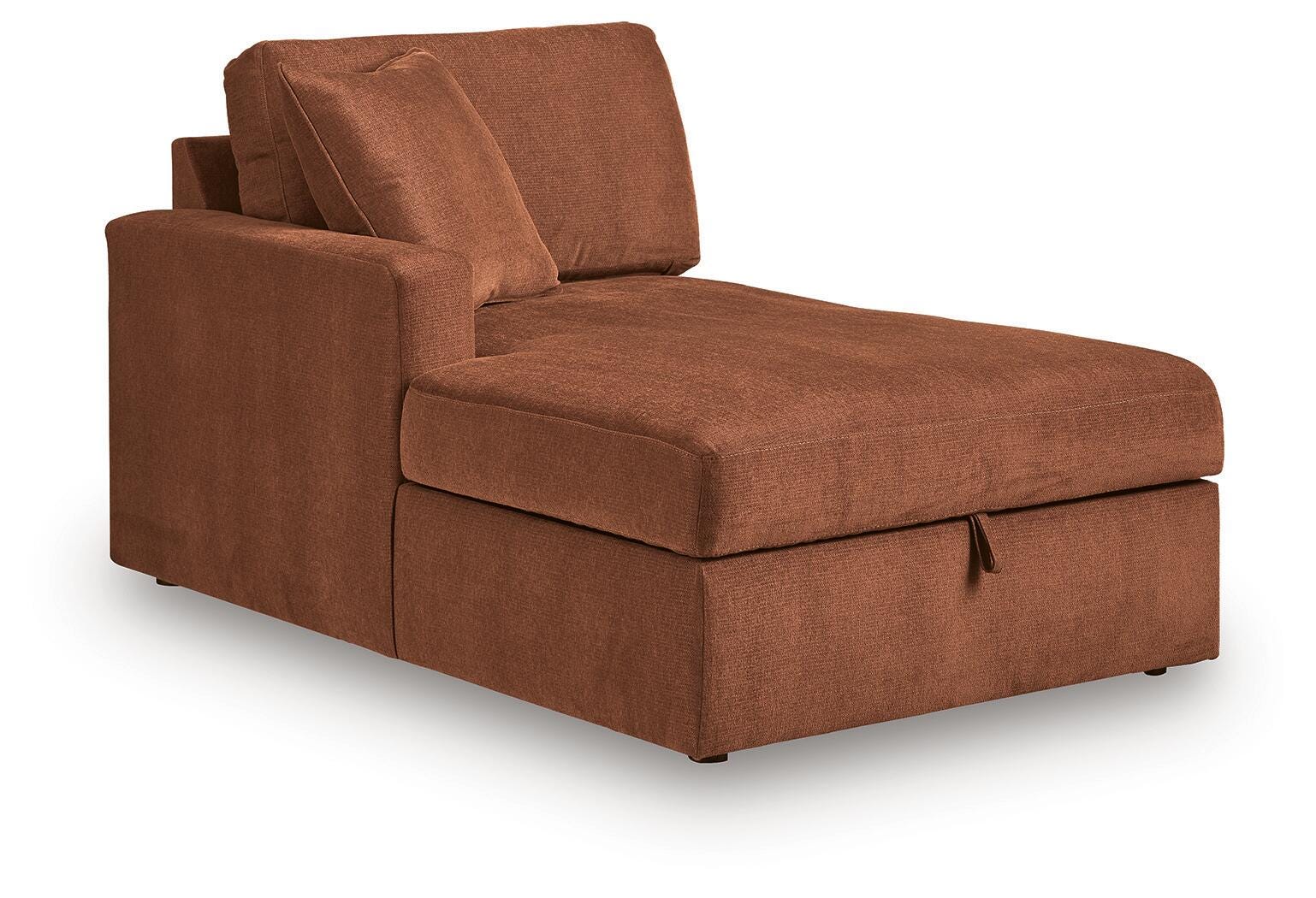 Solstice 8-Piece Sectional with Storage Chaise and Audio Consoles