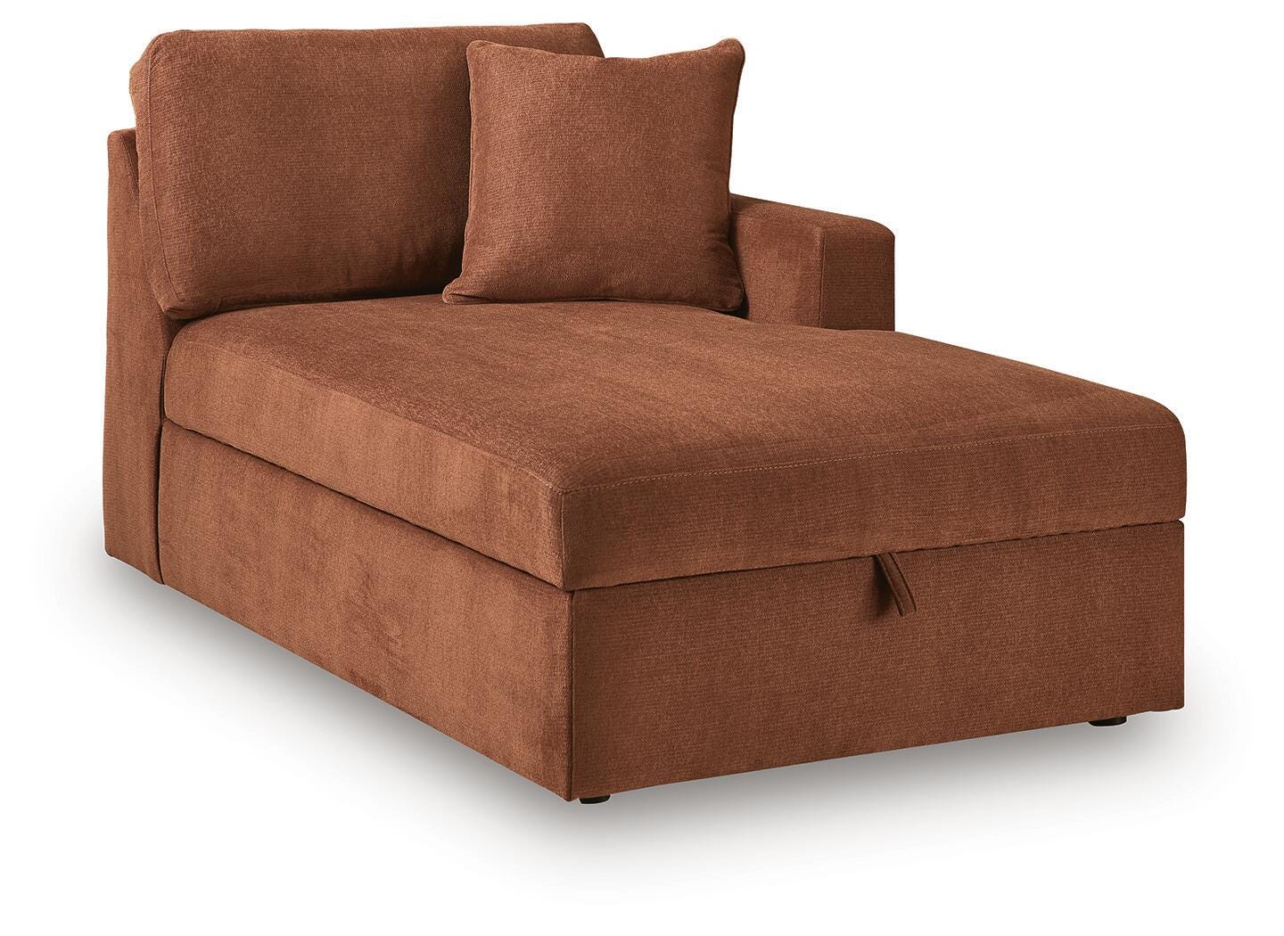 Solstice 8-Piece Sectional with Storage Chaise and Audio Consoles