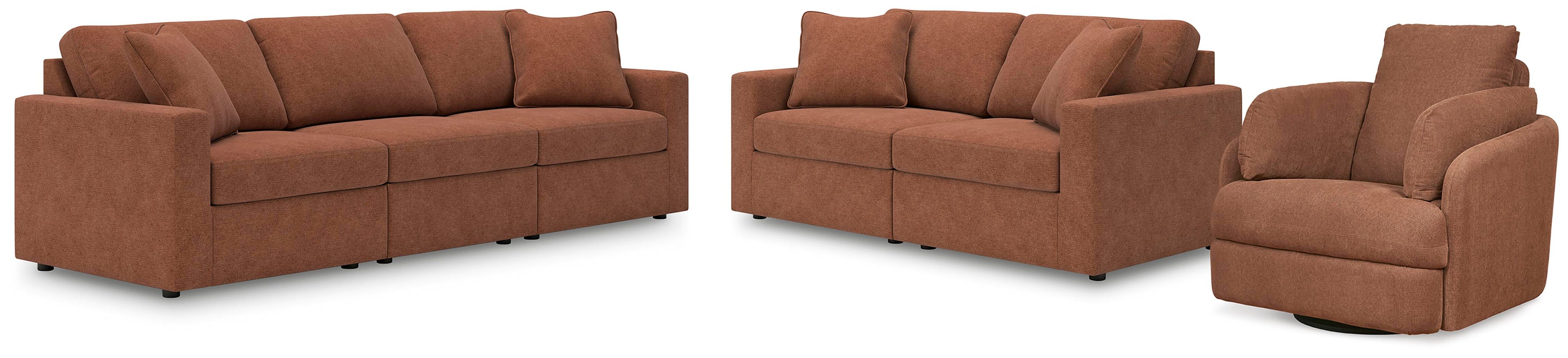 Modmax Sectional Sofa, Loveseat and Recliner