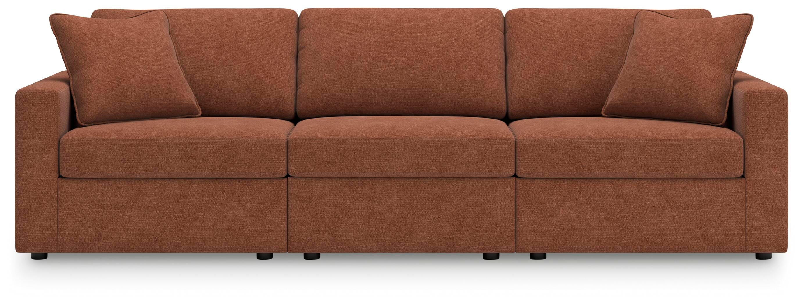 Solstice Pillar Peak Sectional Sofa, Loveseat and Recliner