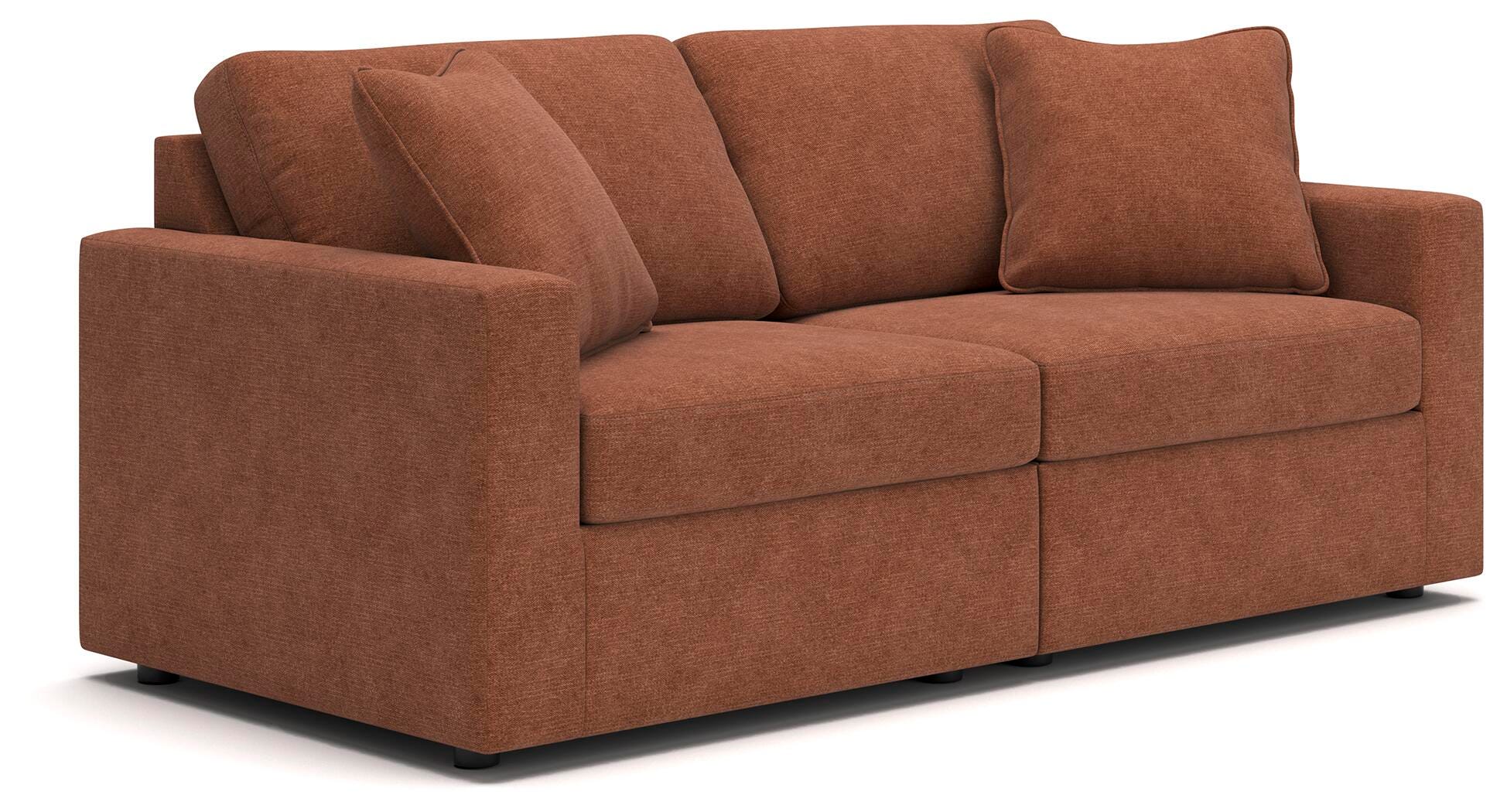 Solstice Pillar Peak Sectional Sofa, Loveseat and Recliner