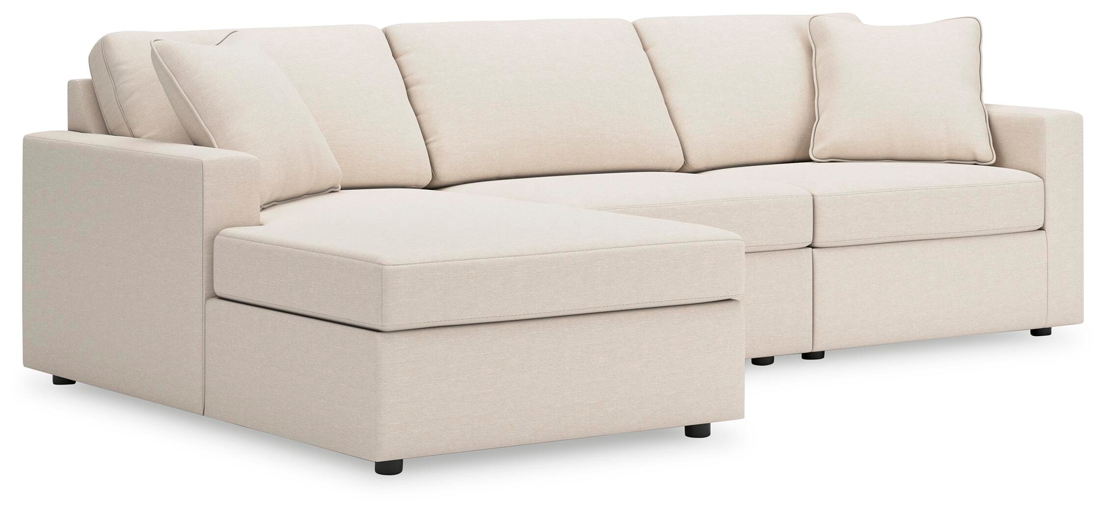 Solstice 3-Piece Sectional Sofa Storage Chaise
