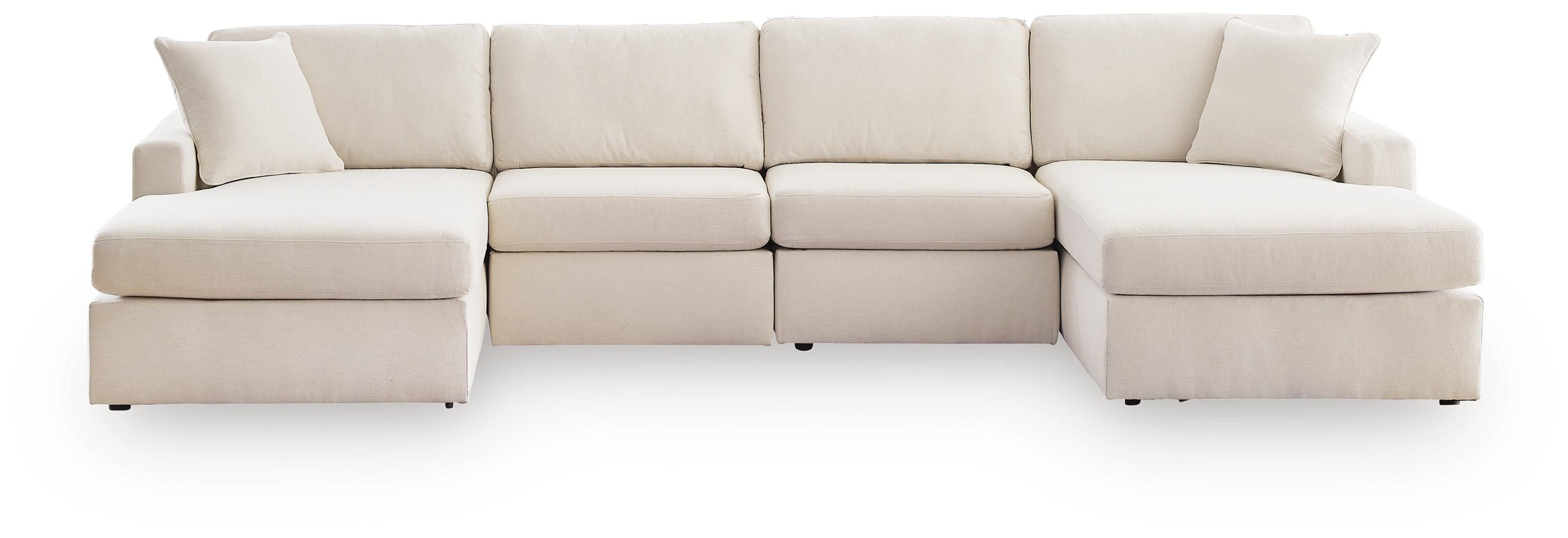 Solstice 4-Piece Double Storage Chaise Sectional