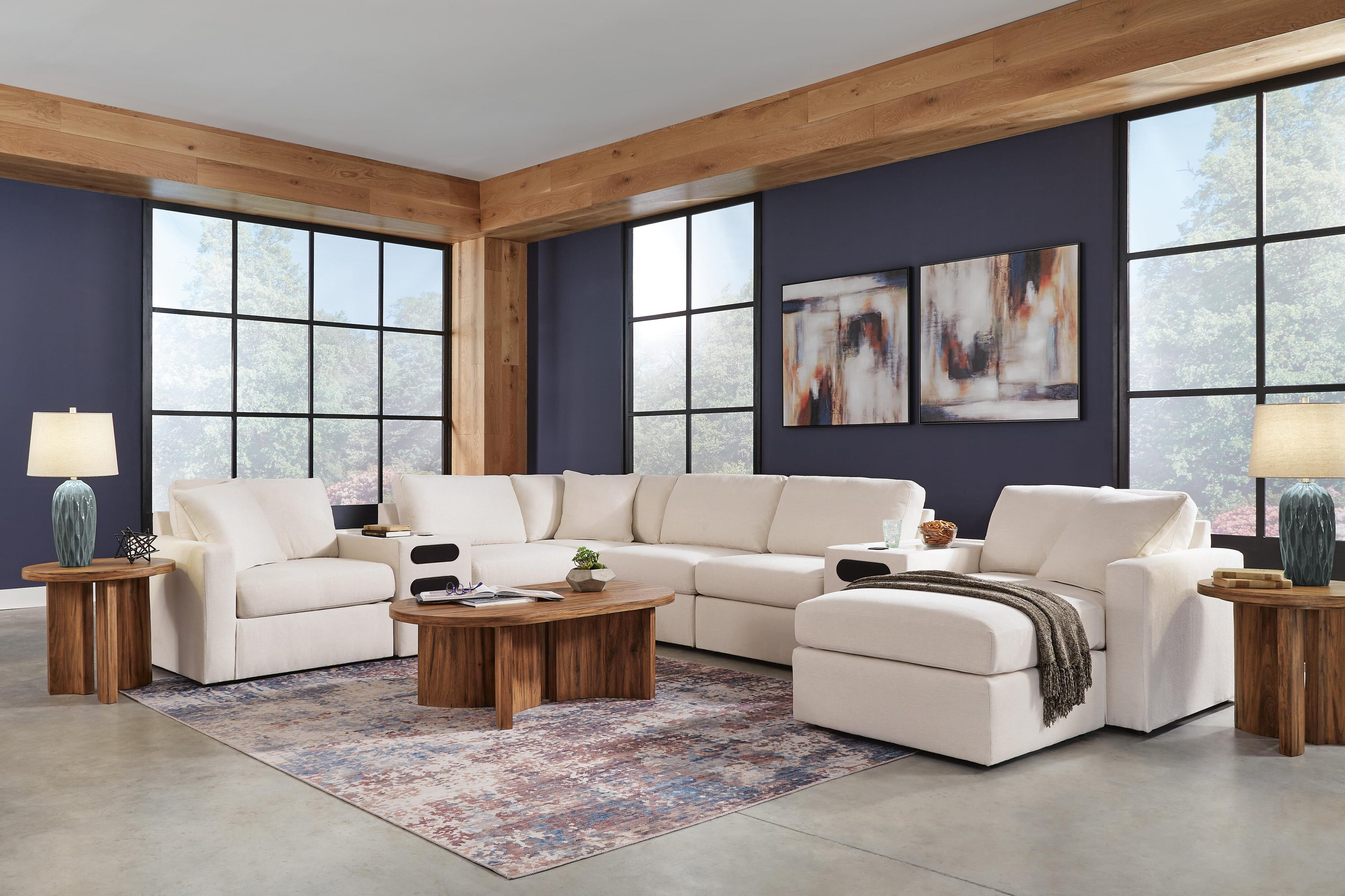 Modmax 4-Piece Sectional with Ottoman