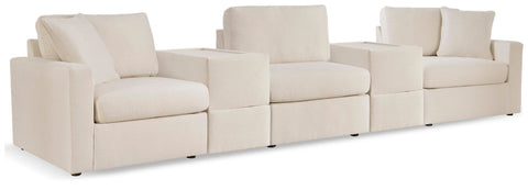 Solstice 5-Piece Sectional and 3 Ottomans