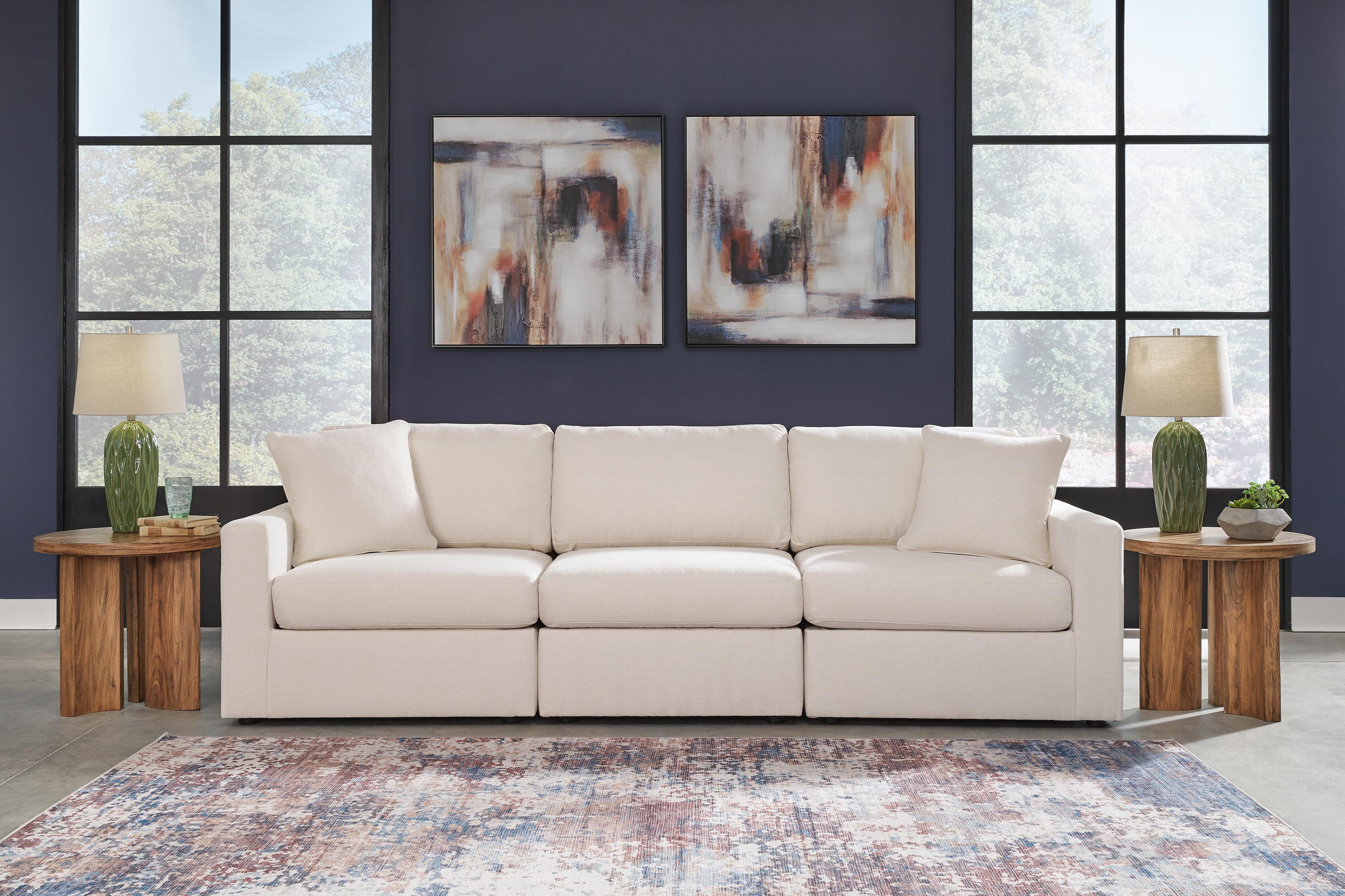 Modmax 3-Piece Sectional with Ottoman